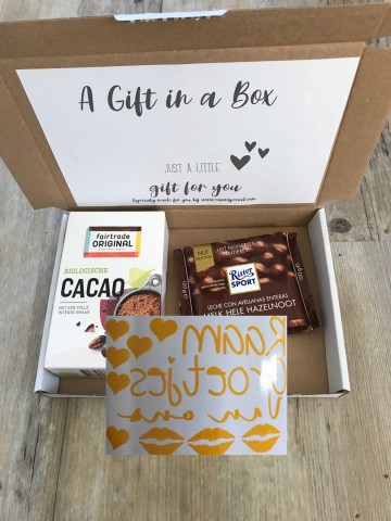 Gift in a box choco kopie