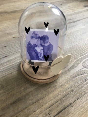 Stolp foto en hartjes